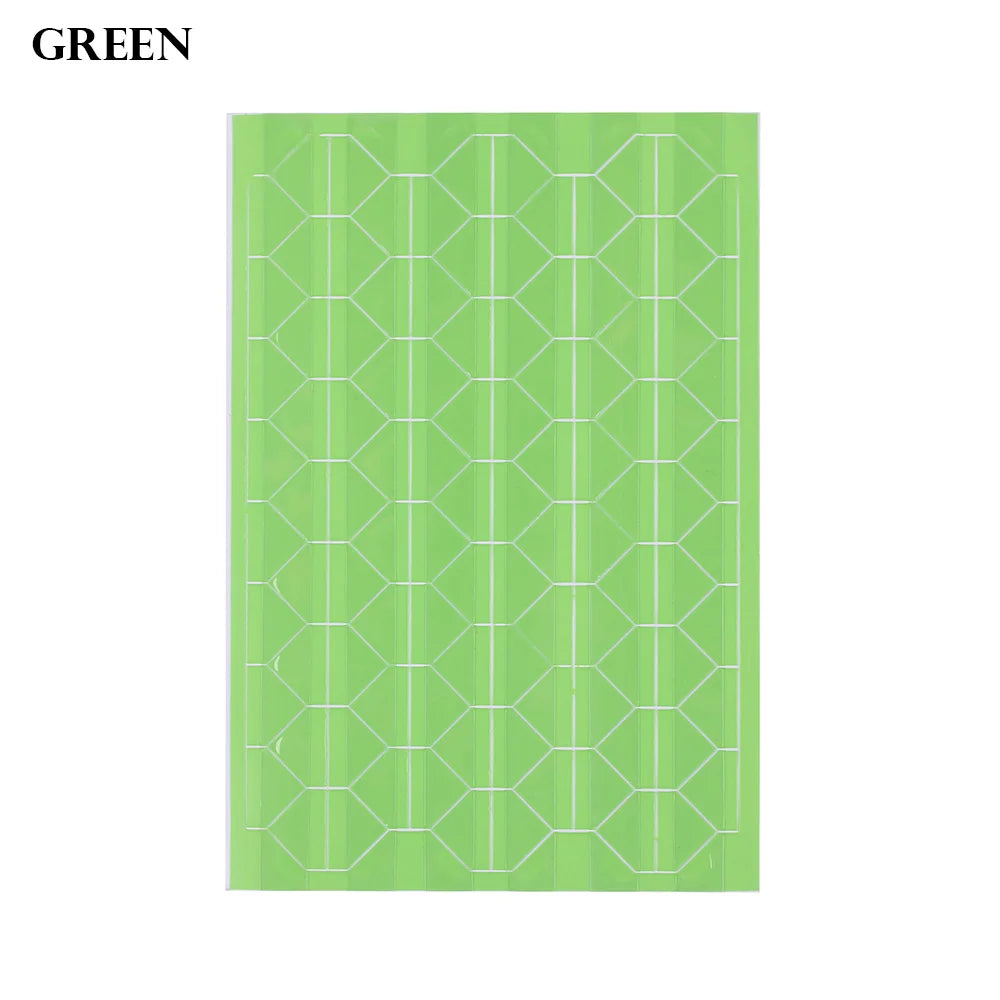 autocollants photo corner protecteurs scrapbooking stickers cadre moderne triangles lignes bleu rose vert