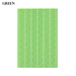 autocollants photo corner protecteurs scrapbooking stickers cadre moderne triangles lignes bleu rose vert