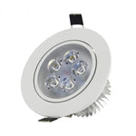 spot led encastrable blanc moderne 12w 15w 21w dimmable non dimmable clips aluminium