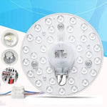 plaque led moderne blanc diodes rond adhésif éclairage quotidien 220v led ceiling lamp board