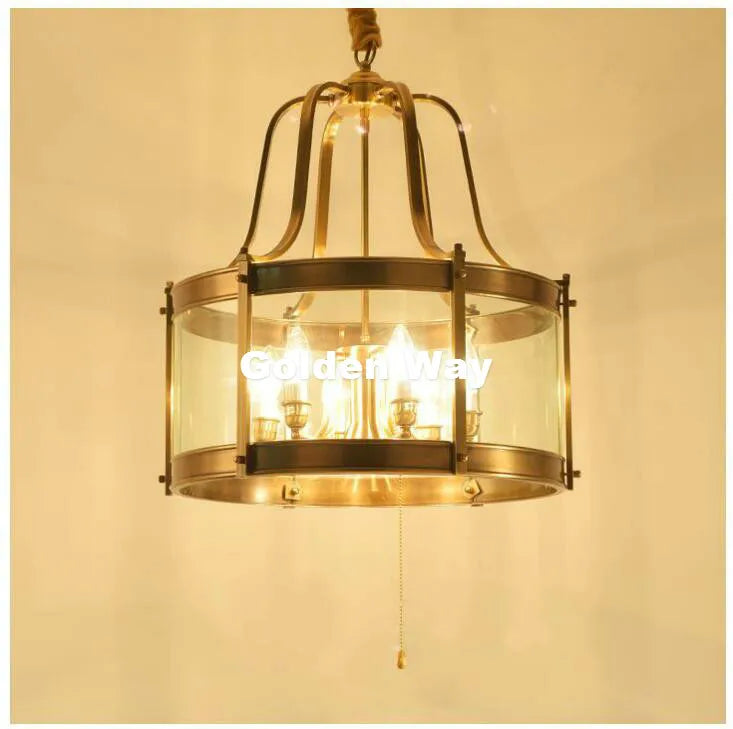 lampe suspendue moderne or transparent ampoules ajourées lumières vintage 90 260V