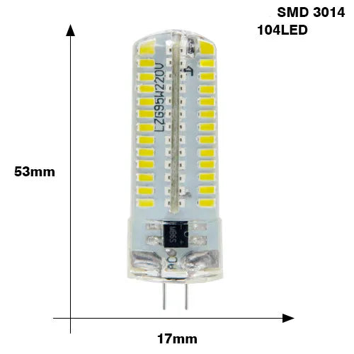 Ampoule LED G4 SMD 2835 21W blanc chaud 360° modernes 50000h