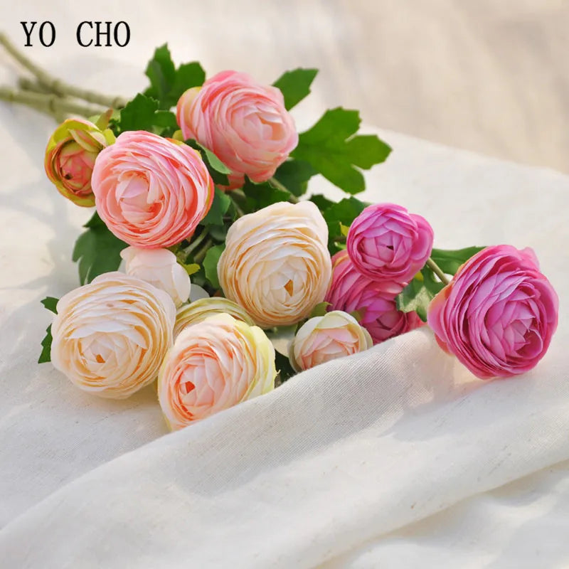 Bouquet artificiel moderne rose blanc élégant décoration intérieure anniversaire mariage