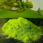poudre d'ange artificielle flocage vert clair décoration bac sable micro paysage artisanat jeu