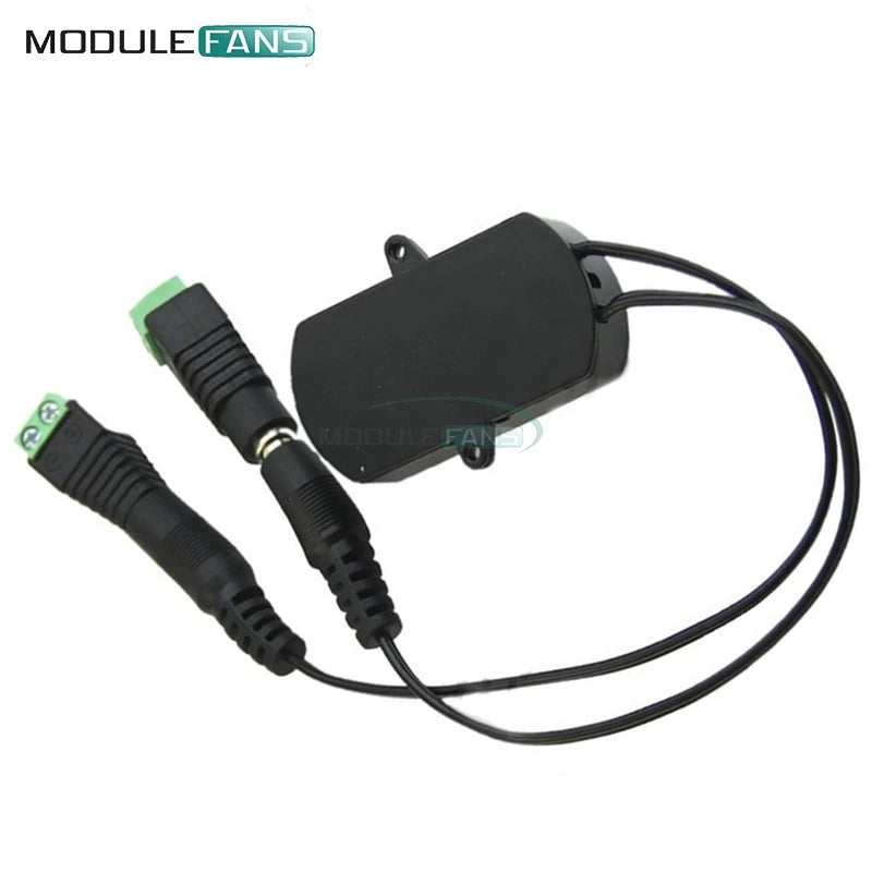module détecteur mouvement câble noir circuit imprimé électronique coque noire capteur optique infrarouge led