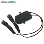 module détecteur mouvement câble noir circuit imprimé électronique coque noire capteur optique infrarouge led