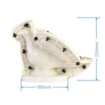 moule oiseau blanc crème décoration jardin balcon statuaire béton usage multiple fixations base circulaire