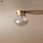lampe moderne dorée rayures horizontales transparente ampoule incluse autonome certification ul cqc rohs
