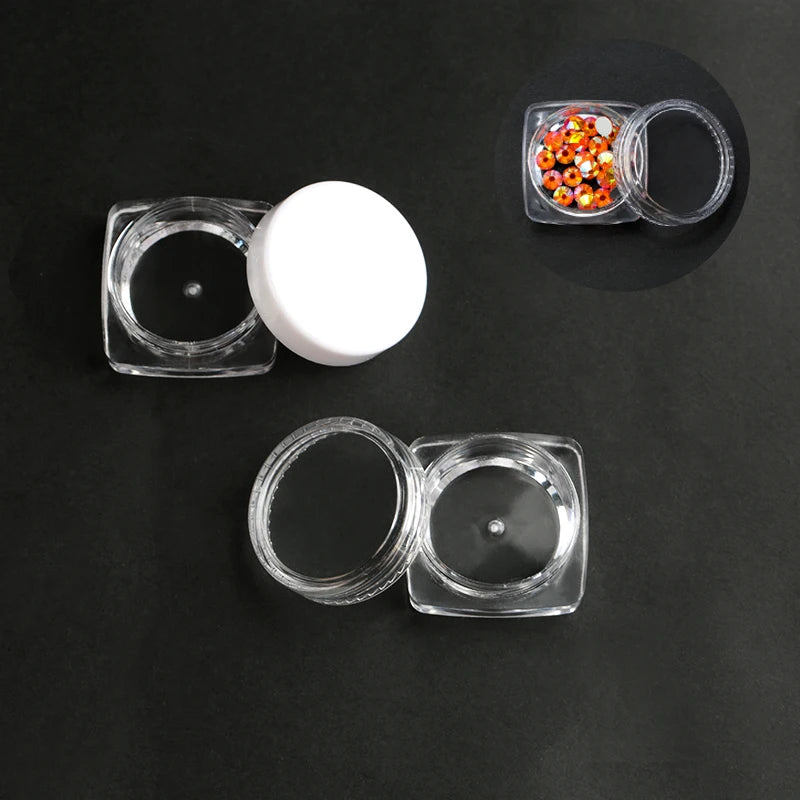 boîtes rangement bijoux transparentes modernes 24 compartiments clips pratiques écologiques