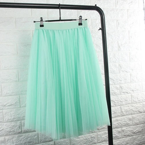 jupe tulle élastique classique femme rose gris noir vert bleu translucide junior printemps été