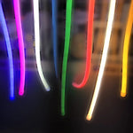 Tube néon LED flexible bleu enroulé pour décoration intérieure