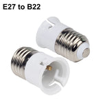 adaptateur ampoule E27 E14 E12 GU10 B22 G9 moderne blanc rond lisse opaquet certification