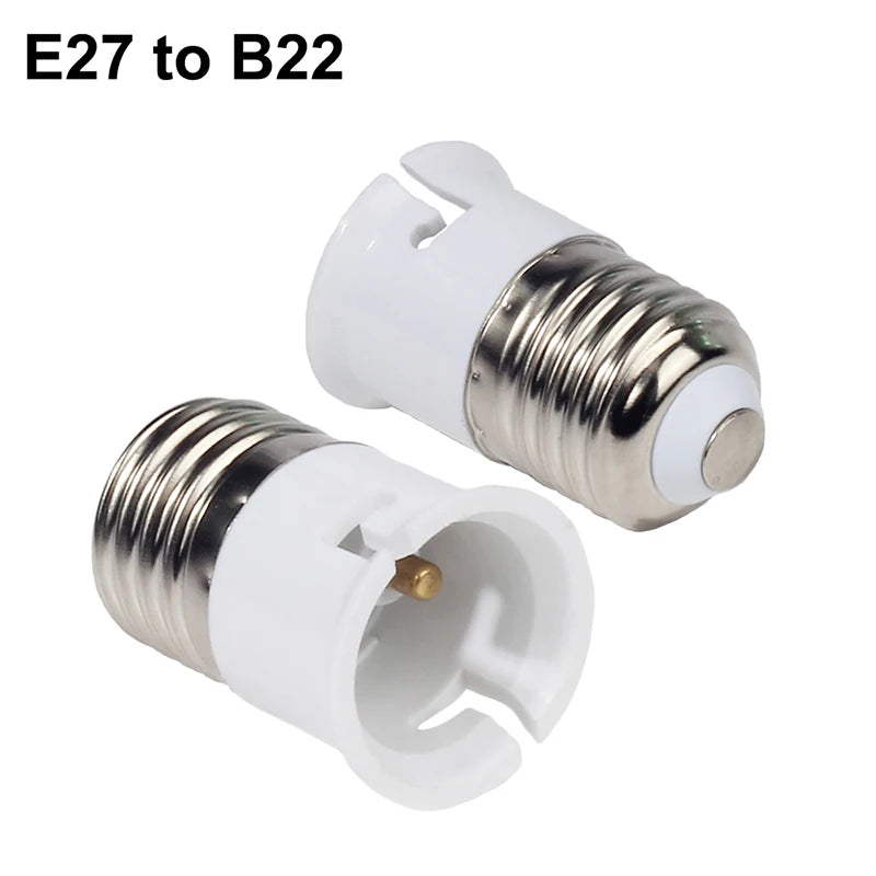 adaptateur ampoule E27 E14 E12 GU10 B22 G9 moderne blanc rond lisse opaquet certification
