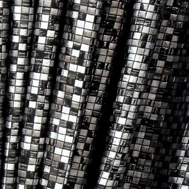 rideau noir carreaux mosaïque élégant opacité dorées moderne chambre bureauhôtel