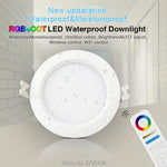 spot led moderne blanc encastrable ip54 télécommande 2700k 6500k 500lm 30m