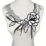 dentelle fine blanche fleurs motifs géométriques broderie opacité tissu polyester couture robe chemisier decoration