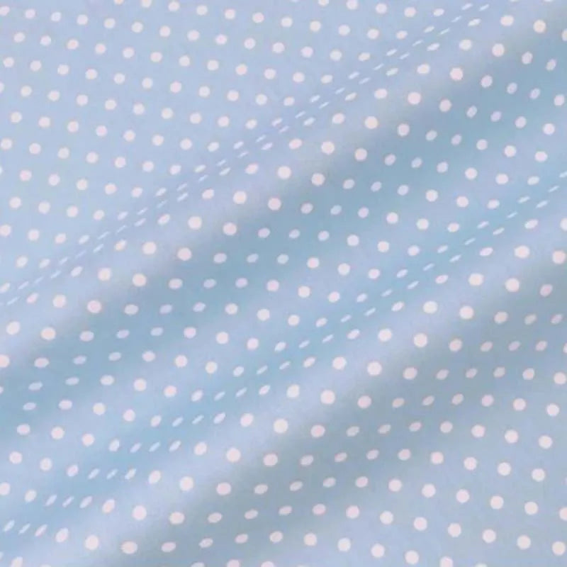 tissu coton imprimé points blancs rose bleu vert classique protection uv décoration maison patchwork