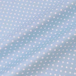 tissu coton imprimé points blancs rose bleu vert classique protection uv décoration maison patchwork