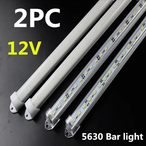 barre lumineuse led blanc moderne 12v 50cm câbles led alignées aluminium étanche 2ans garantie
