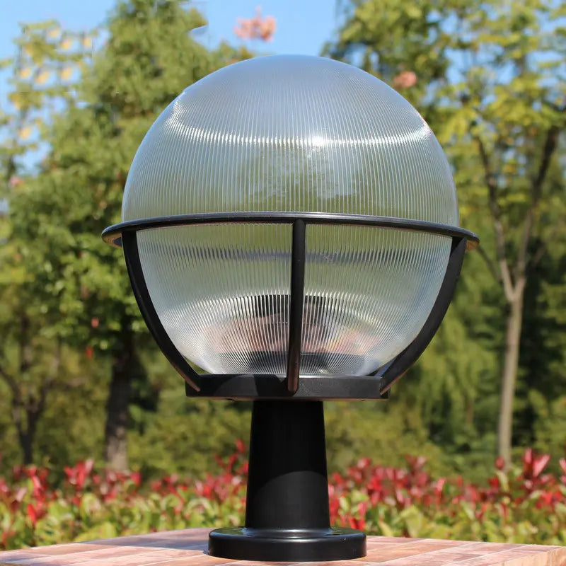 lampe solaire moderne transparente sans ampoule noire fixée murextérieur sans garantie