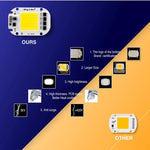 puce led cob 20w 30w 50w blanc froid chaud diy électronique smart ic techno