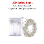 guirlande lumineuse fil cuivre led blanc multicolore moderne décoratif 100leds 10mètres rechargeable