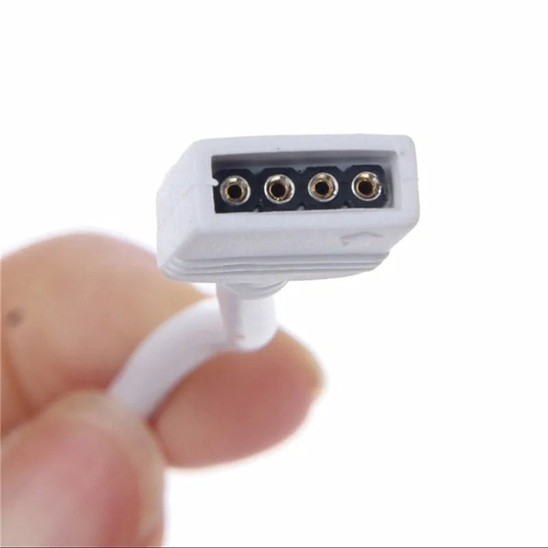 connecteur quatre broches ruban led blanc moderne 24v sortie voies