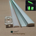 profils aluminium led 2m couverture laiteuse transparente clips modernesintérieur