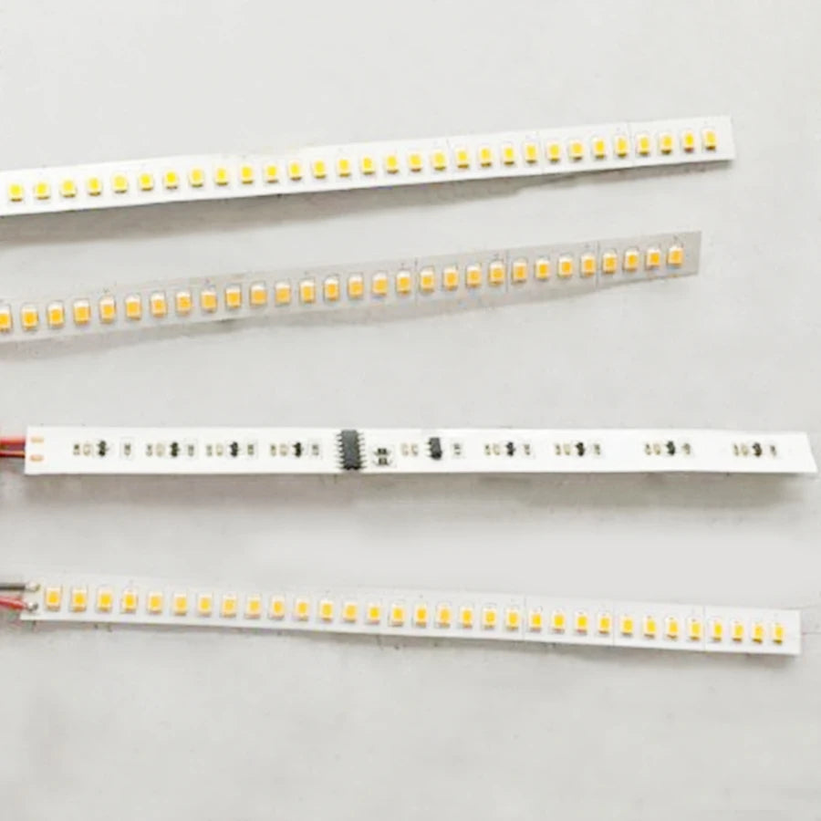 bande lumineuse led flexible 12v 12w blanc jaune moderne étanche 28cm 2pièces clignotant connecteurs