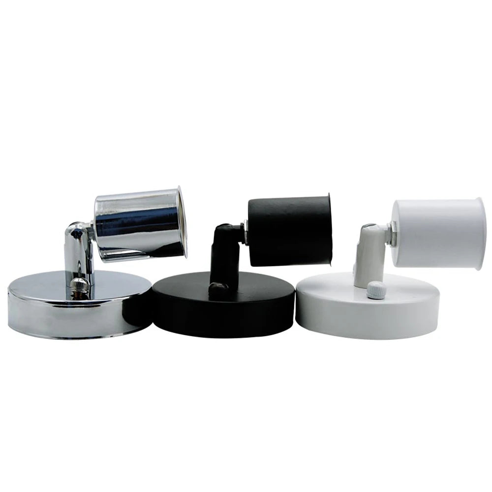 Support de lampe orientable E14 180° chrome