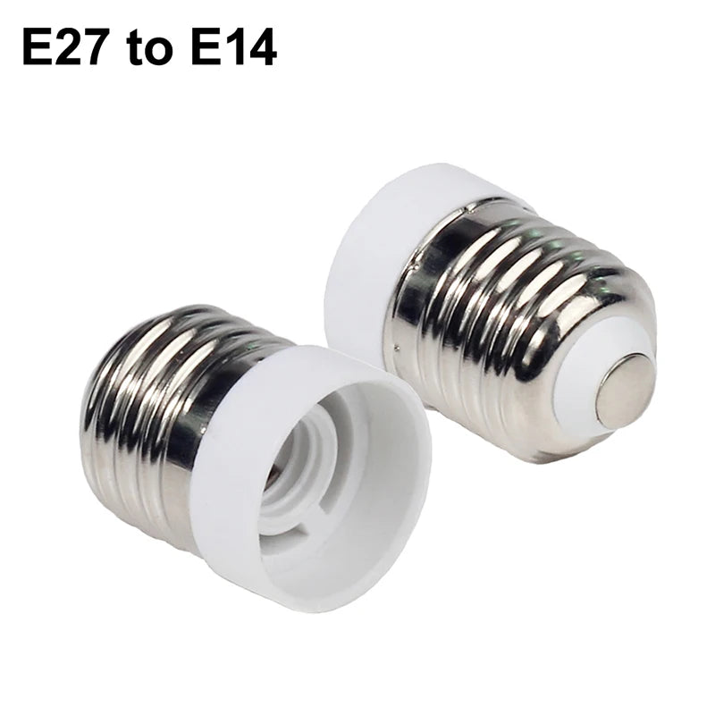 adaptateur ampoule E27 E14 E12 GU10 B22 G9 moderne blanc rond lisse opaquet certification