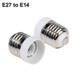 adaptateur ampoule E27 E14 E12 GU10 B22 G9 moderne blanc rond lisse opaquet certification