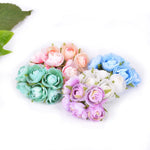 bouquet fleurs artificielles roses tissu feuilles verte intérieur mariage romantique saint valentin