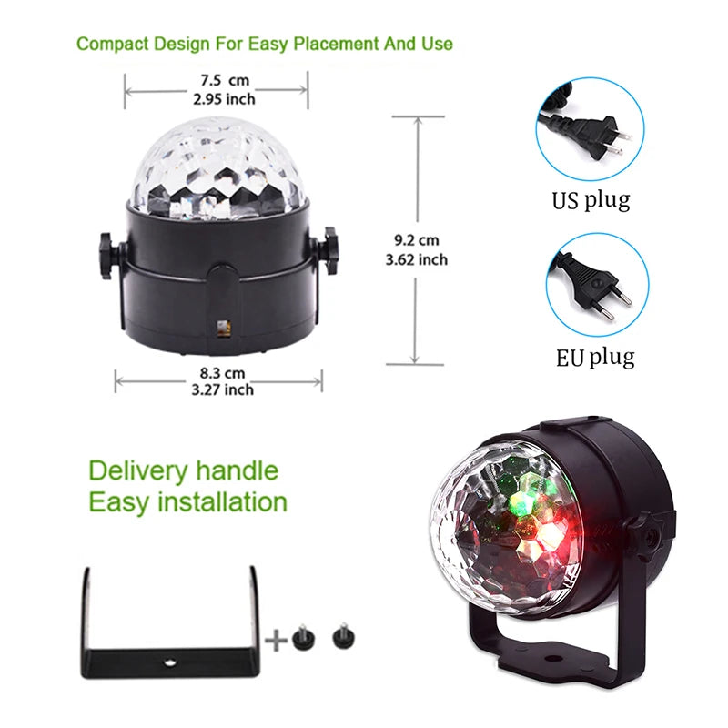 projecteur led multicolore noir télécommande inclusion adaptateur us eu support mural moderne compact