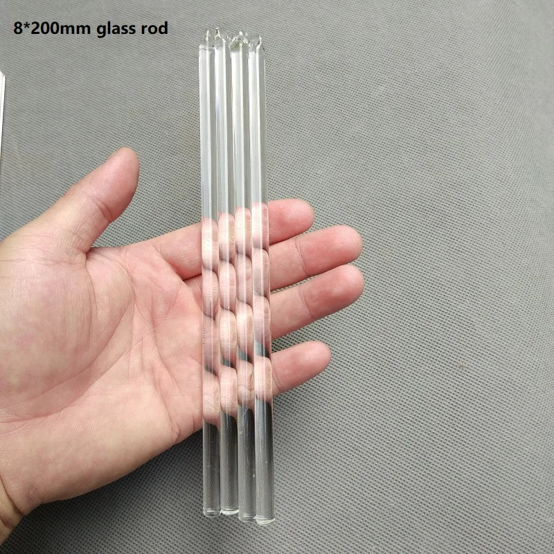 bâtonnets verre transparents lisses très transparents modernes lustres 200mm diamètre 8mm