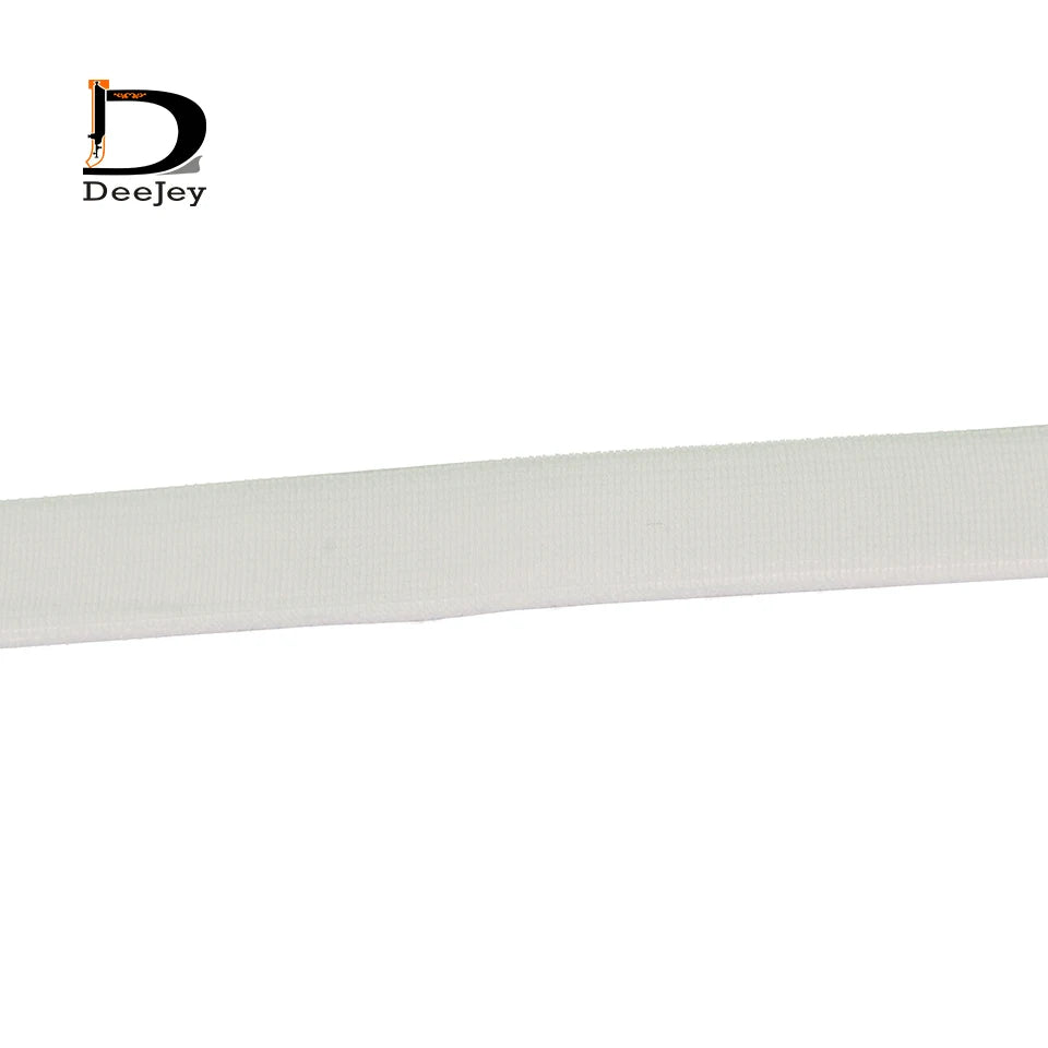 ruban élastique texturé noir blanc satiné largeur 3/8 pouces décoration diy artisanal extensible polyester
