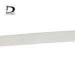 ruban élastique texturé noir blanc satiné largeur 3/8 pouces décoration diy artisanal extensible polyester