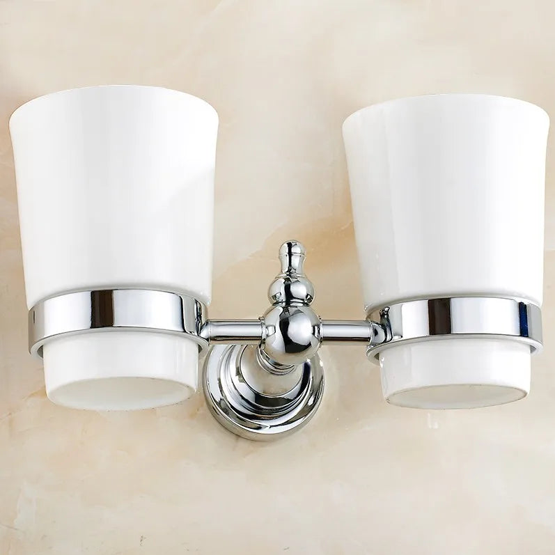 accessoires salle bain chrome classique porte serviettes anneau rangement toilette papier móc manteau support