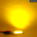 lampe led moderne 60mm blanc jaune orange vert opacité 12v 2w 5500k 7000k