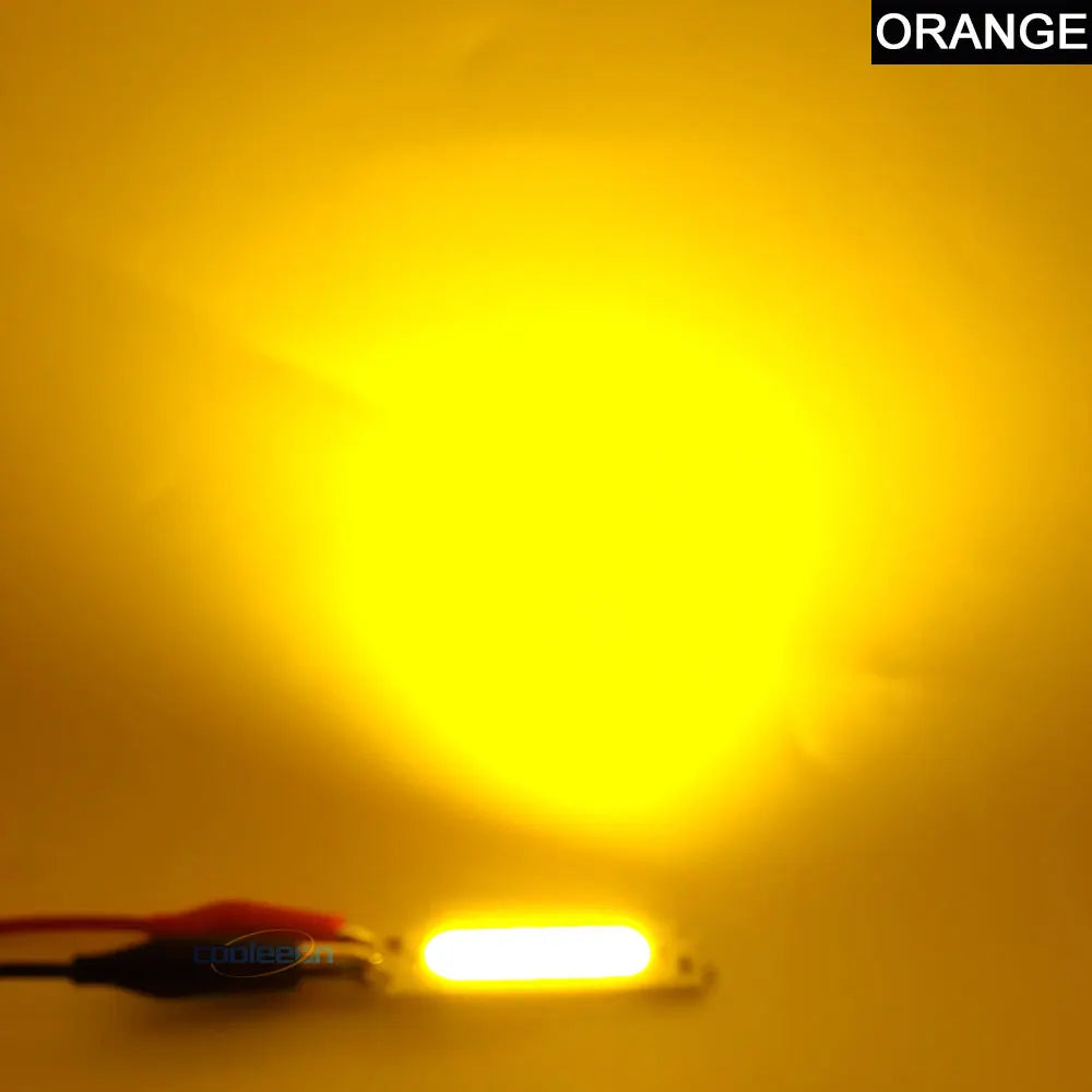lampe led moderne 60mm blanc jaune orange vert opacité 12v 2w 5500k 7000k