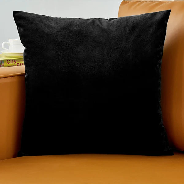 coussin velours carré moderne vert foncé bleu clair blanc opacité simple