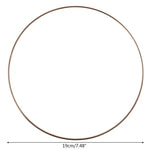 anneau métal or minimaliste cercle lisse moderne artisanal DIY accessoire ornement intérieur
