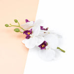 fleurs artificielles orchidées papillon soie rose violet bleu vert décoration maison intérieur mariage anniversaire