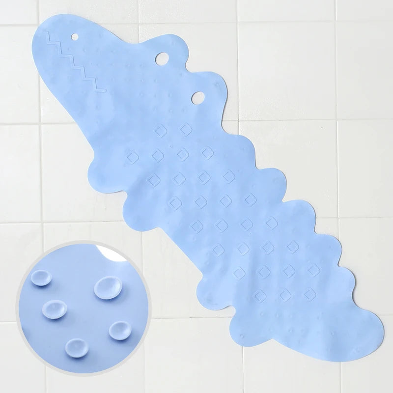tapis bain antidérapant rose vert bleu orange texturé opalescent décoratif enfants