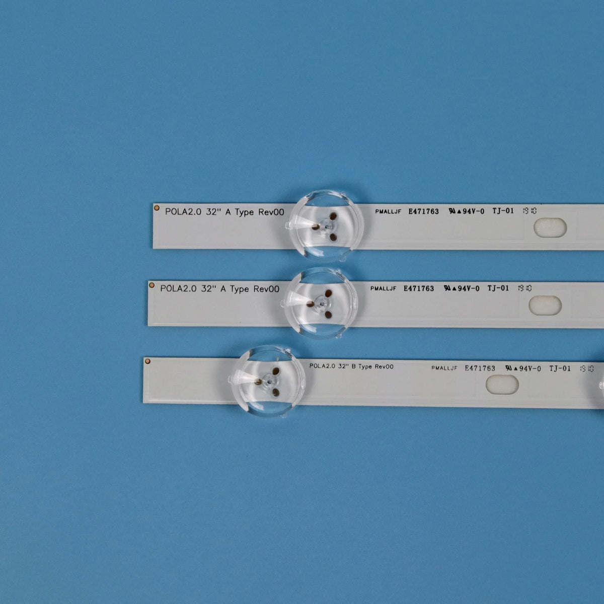 ruban led blanc moderne clips transparents téléviseur éclairage remplacement neuf