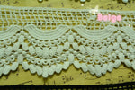 rubans dentelle fine motifs floraux noir beige blanc cassé classique élégant soluble l'eau écologique