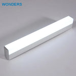 lampe led moderne mur blanc acrylique 55cm 40cm 25cm 22w 16w 12w