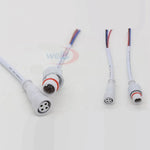connecteurs electriques led etanches ip67 noir blanc broches adhésifs modernes