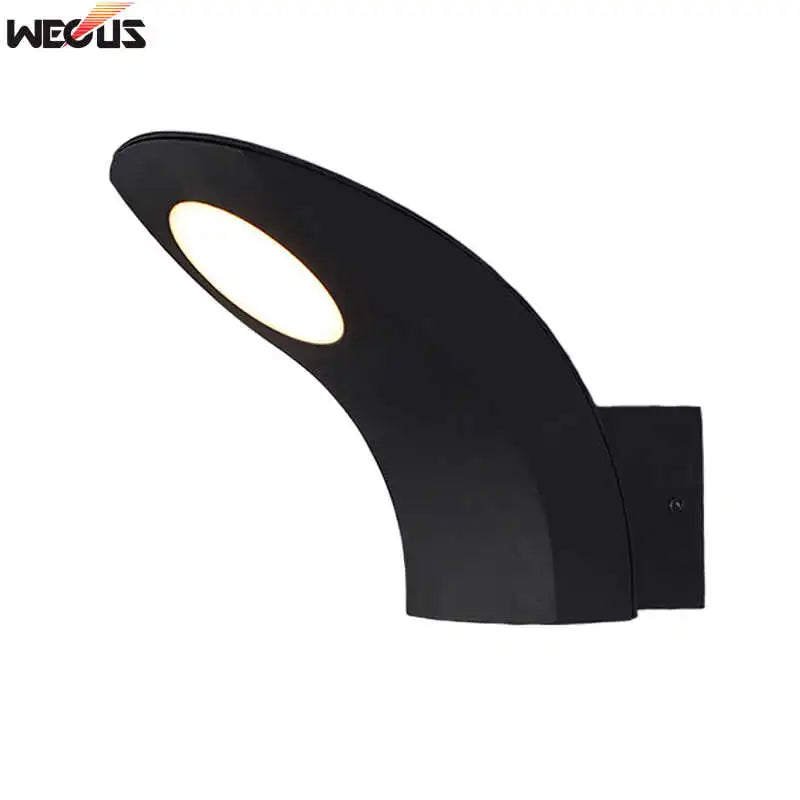 applique murale moderne led noire hydrofuge bouton poussoir 110v 240v