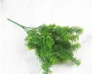 bouquet artificiel eucalyptus herbe verte mariage decoration table fleurs naturel